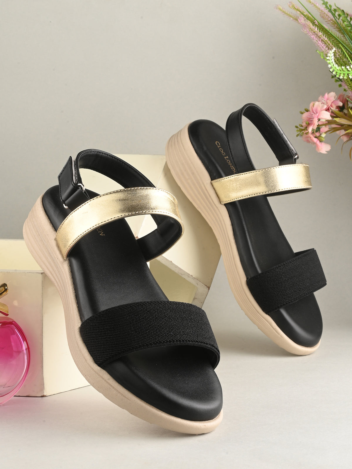 Women Black Comfortable Sandals