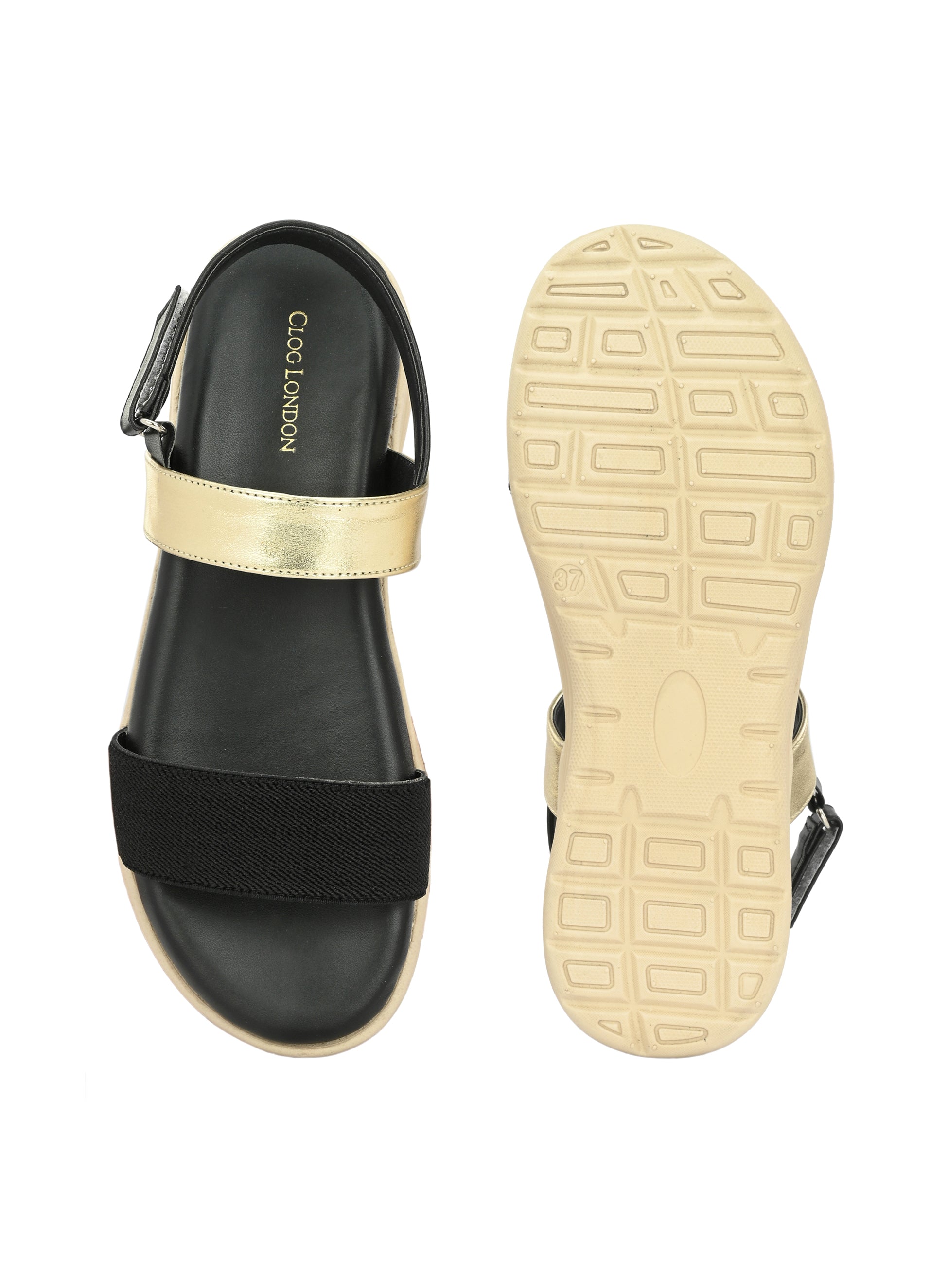 Women Black Comfortable Sandals