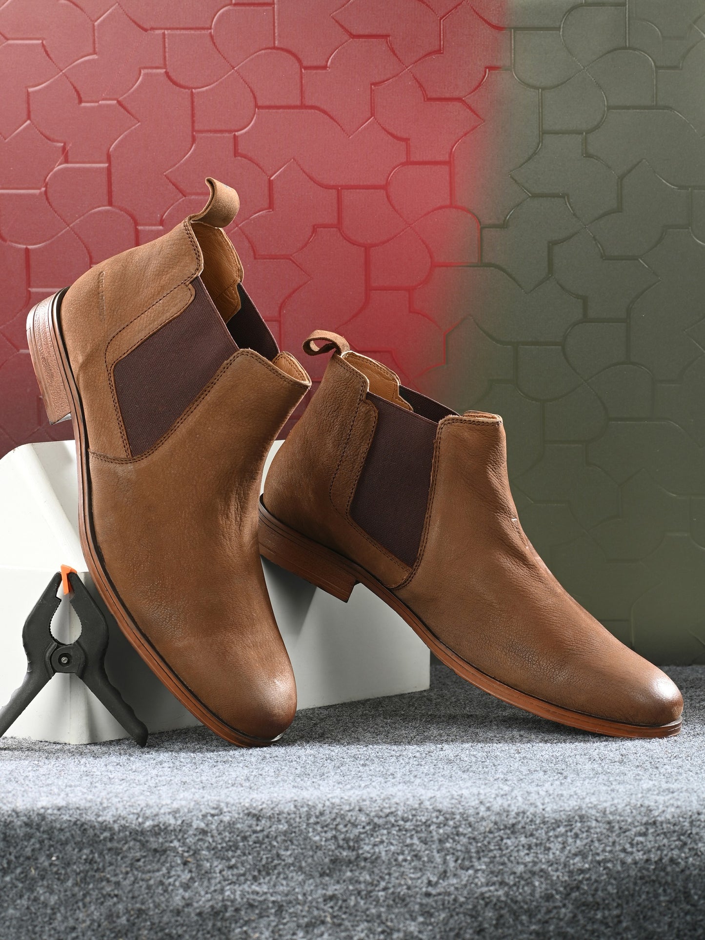 Genuine Leather Chelsea Shoes for Men