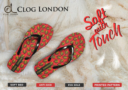 Printed Flip Flops CLOG LONDON