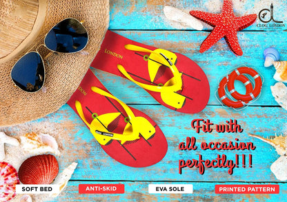 Printed Flip Flops CLOG LONDON