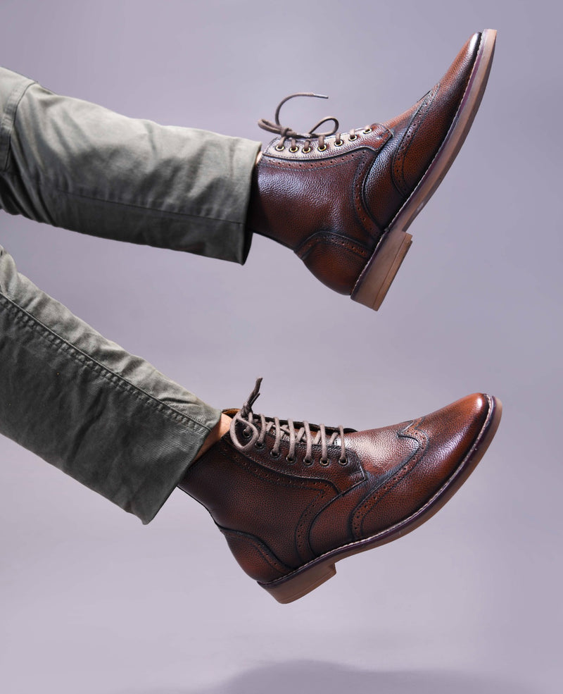 Leather Shoes Casual Boots for Men's