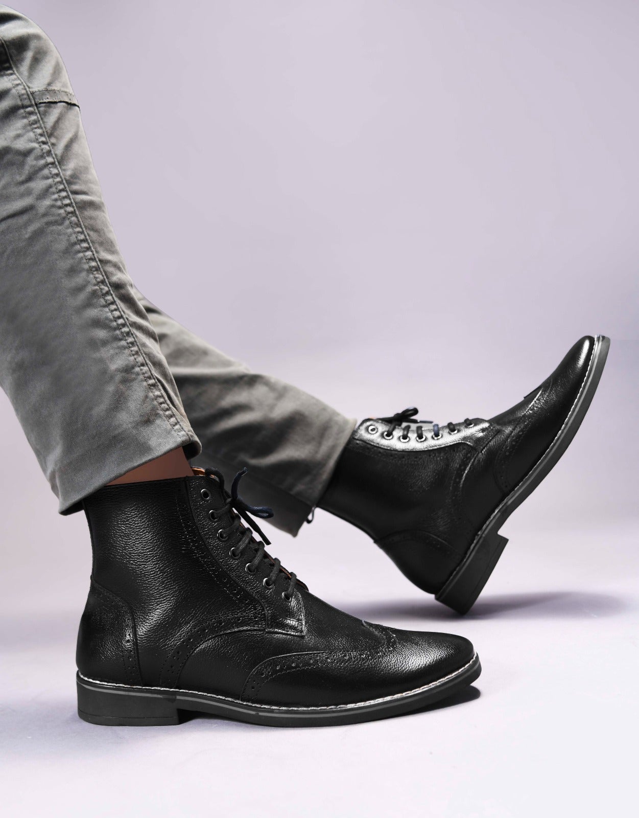 Leather Shoes Casual Boots for Men's