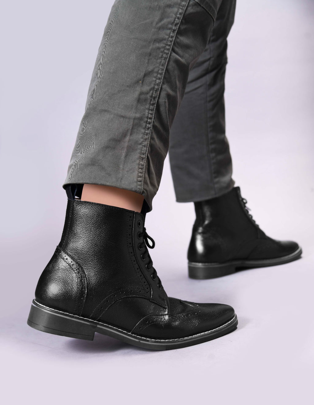Leather Shoes Casual Boots for Men's