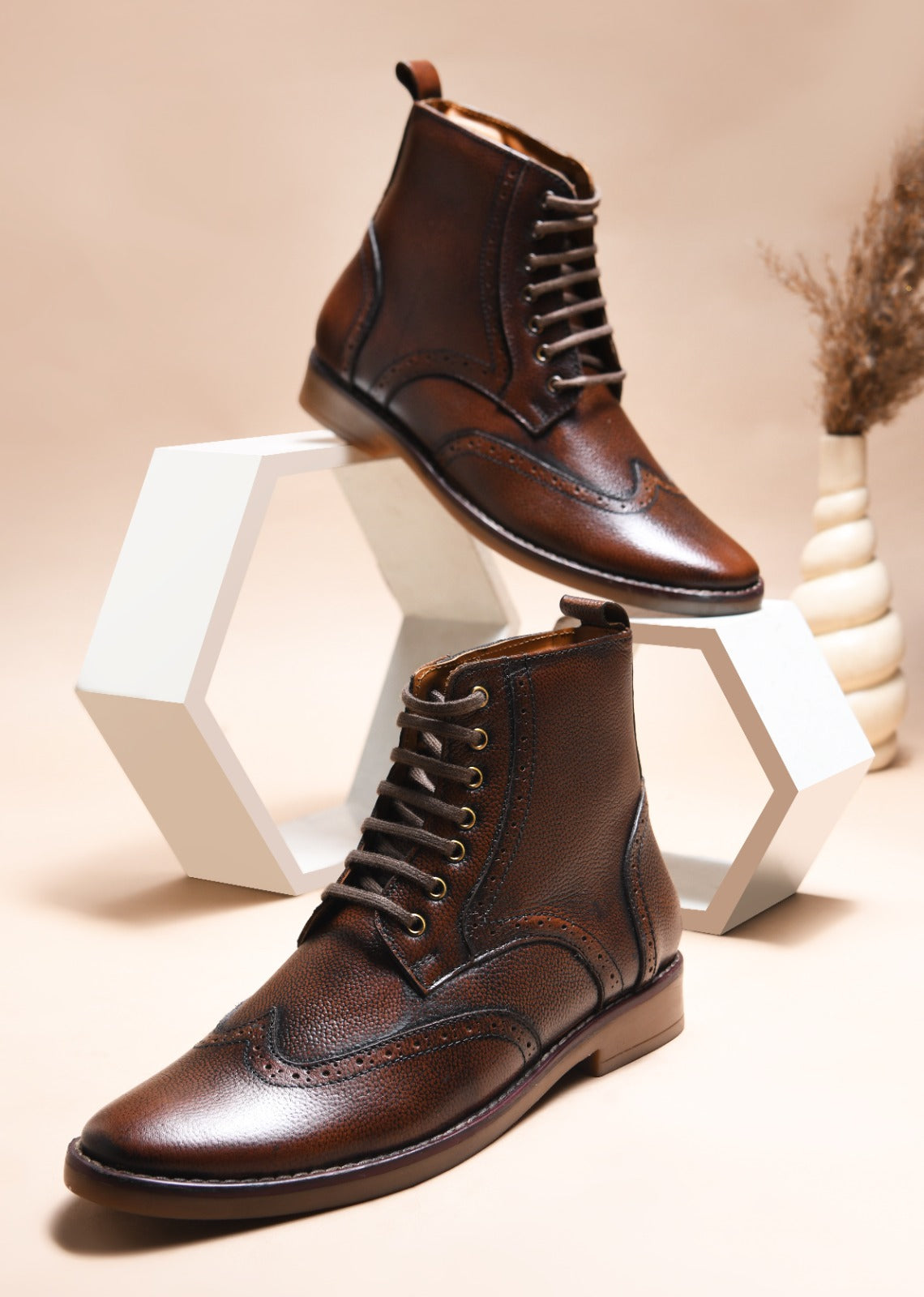 Leather Shoes Casual Boots for Men's
