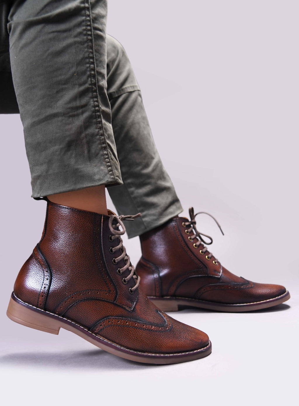 Leather Shoes Casual Boots for Men's