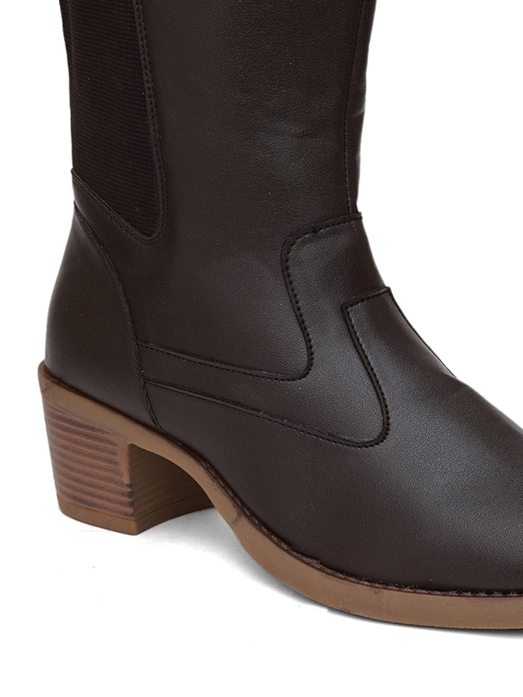 Women Brown Casual Long Boots