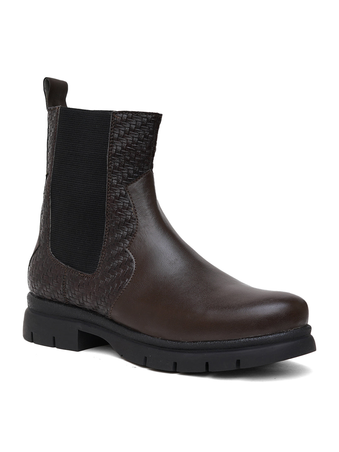 Women Black Textured Boots
