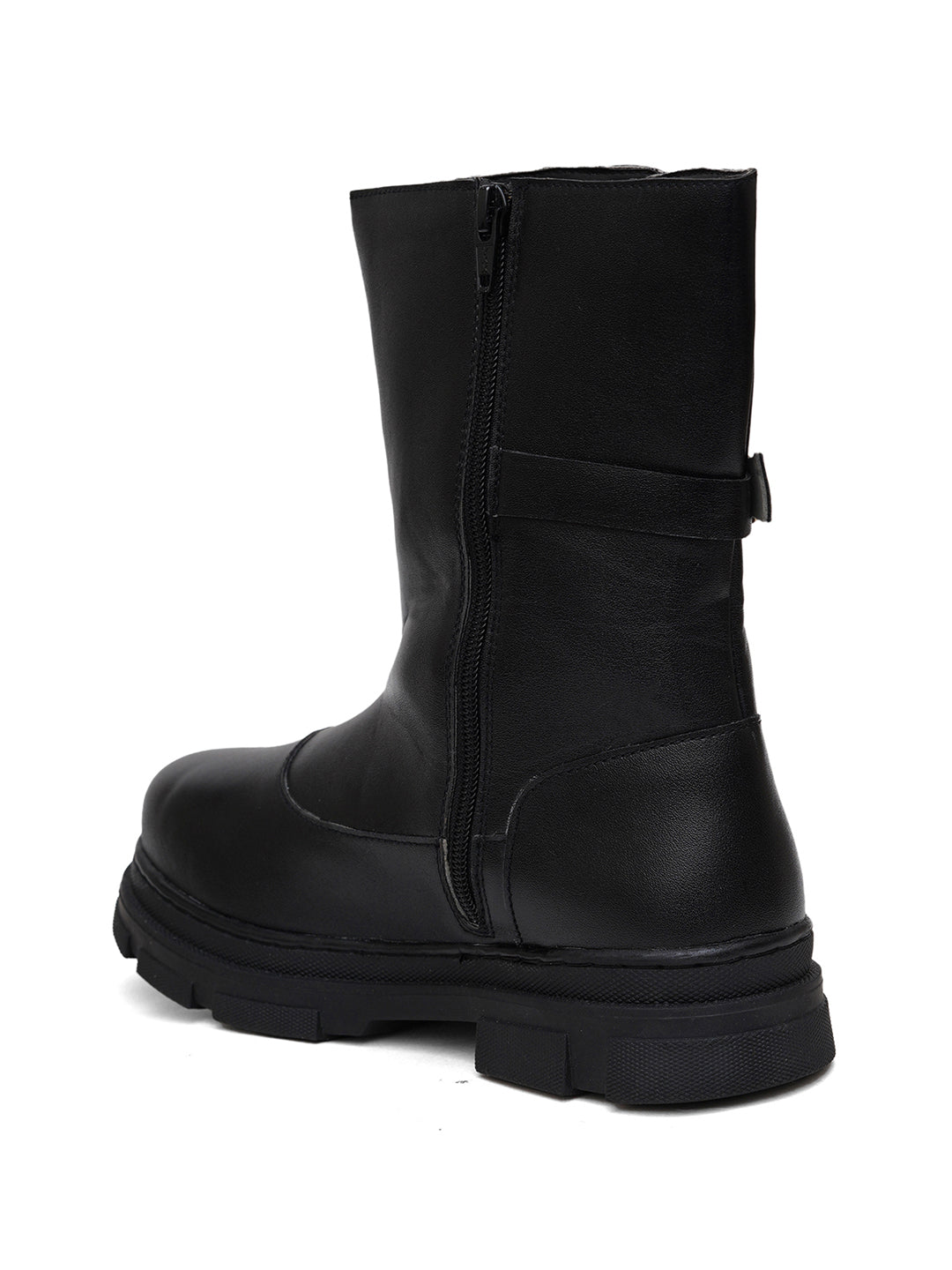 Women Black Block Boots