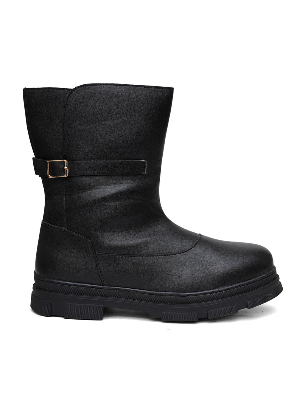 Women Brown Block Boots