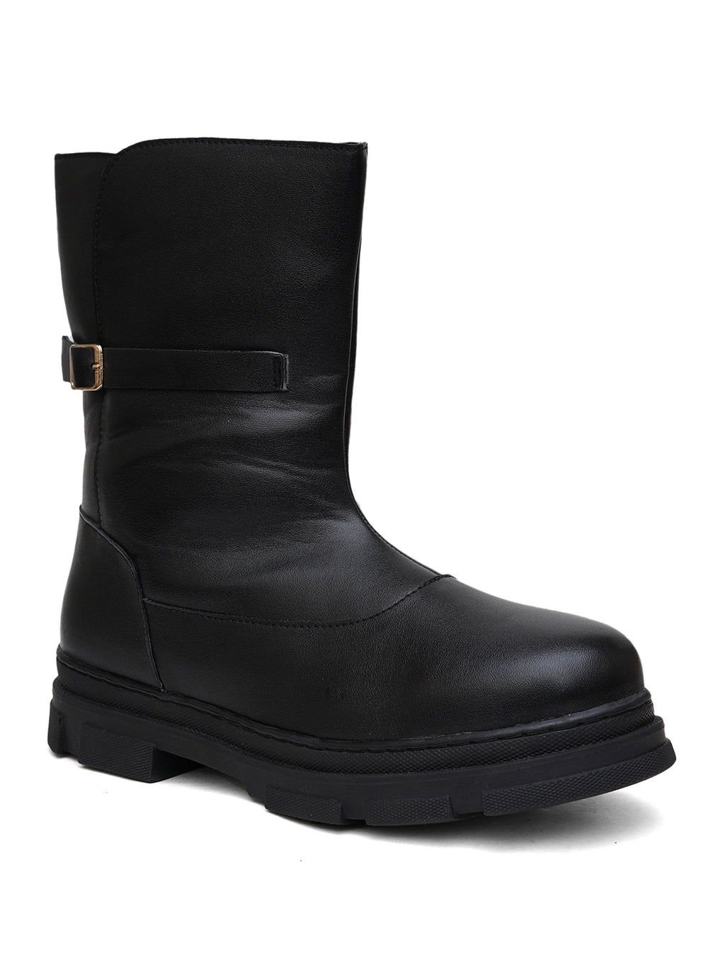 Women Brown Block Boots