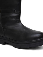 Women Brown Block Boots